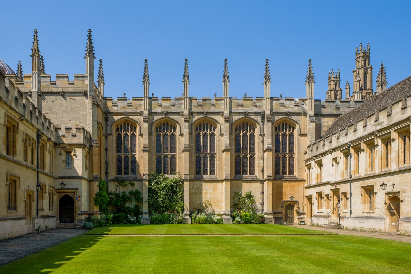 The historic Front Quad of All Souls College, Oxford, photographed by Jonas Magnus Lystad