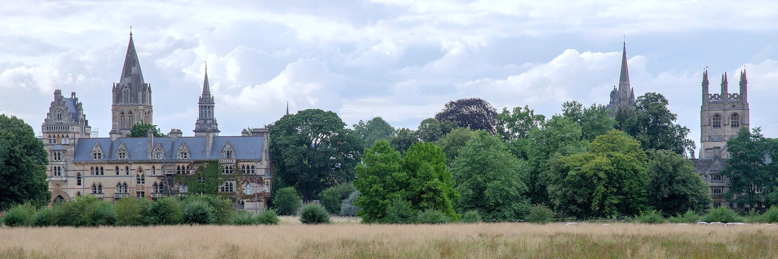Oxford skyline from Christ Church Meadow, photographed by Jps3