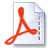PDF document icon — Document-link icon