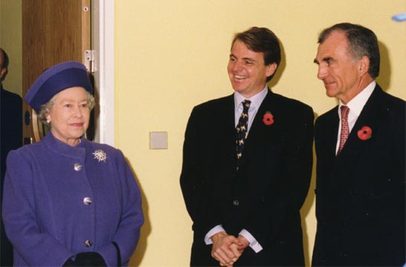 Her Majesty the Queena at James Mellon Hall and David Paterson House opening ceremony