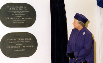 Opening of James Mellon Hall of Oriel College and David Paterson House by Her Majesty the Queen